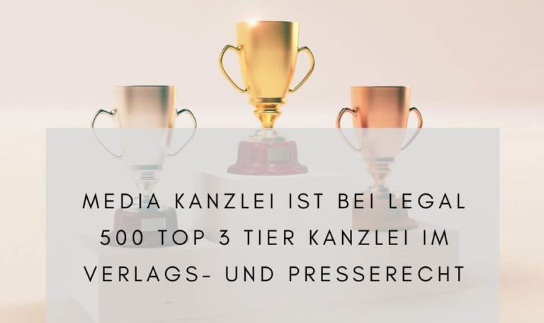 Media Kanzlei Top tier 3