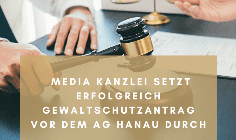 Gewaltschutzantrag vor AG Hanau