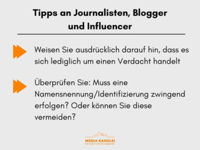 presserecht Blogger