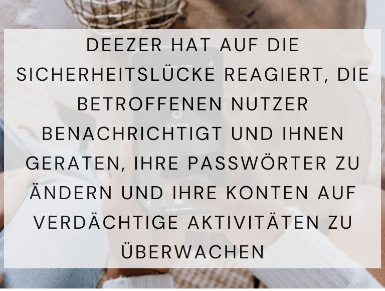 Deezer-Datenleck