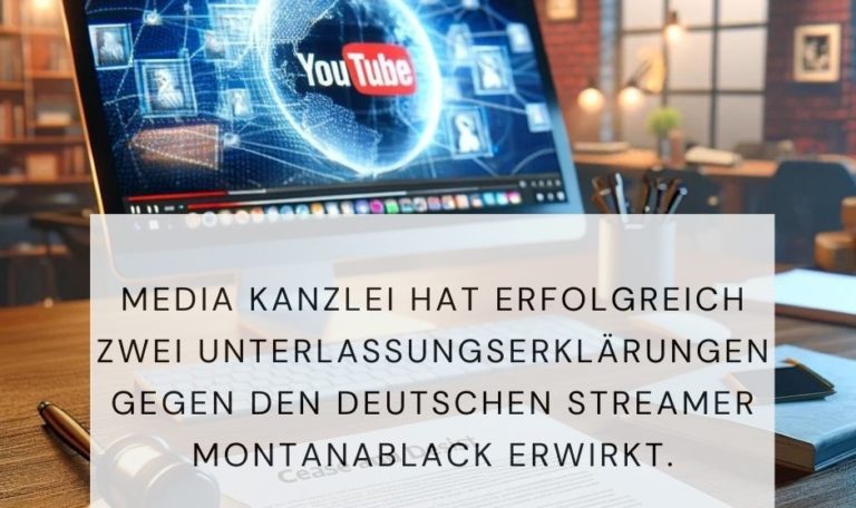 Unterlassung gegen MontanaBlack