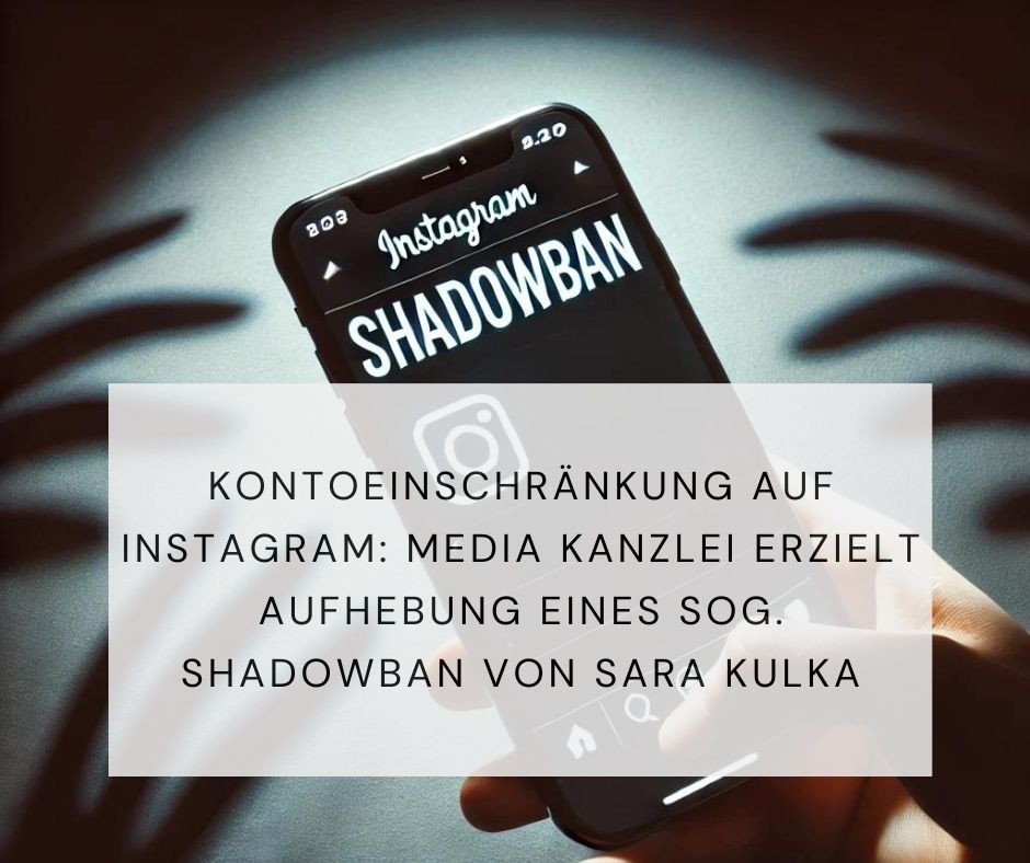 Sara Kulka Shadowban Instagram
