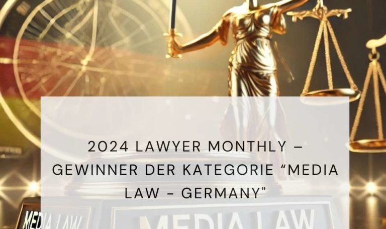 Award Lawyer Monthly Media Law Germany