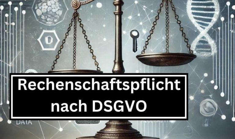 Rechenschaftspflicht nach DSGVO