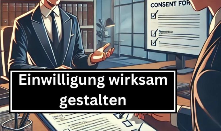 wirksame Einwilligung Datenschutzrecht