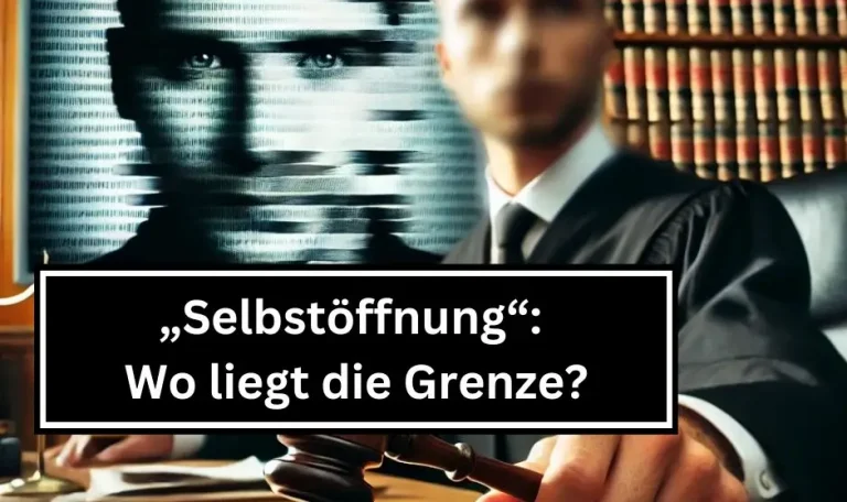 Selbstöffnung, Privatsphäre, Persönlichkeitsrecht