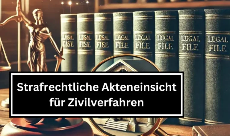 Akteneinsicht für Zivilverfahren