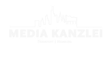 Media Kanzlei, Medienrechtskanzlei Logo, Medienanwälte in Frankfurt, Rechtsberatung für Presse- und Äußerungsrecht, Persönlichkeitsrechtsschutz in Deutschland, Urheberrecht, Wettbewerbsrecht, Experten, Markenrecht, Unternehmen, Privatpersonen, Coaching-Verträge, Account-Entsperrung, Filesharing-Rechtsberatung